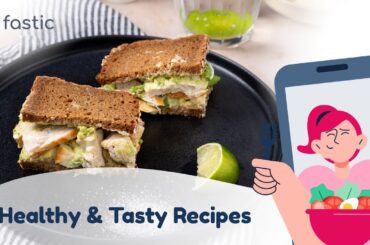 Healthy Chicken and Avocado Sandwich | Fastic Recipes