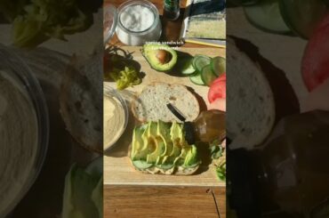 Healthy Brown bread sandwich | Healthy avocado sandwich #shorts #sandwich
