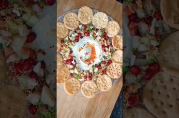Cashew hummus Papdi Snacks | Healthy Snacks #short #recipe #ytshorts #trending