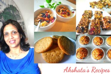 5 Oats Breakfast Recipes Part 1|Healthy recipes