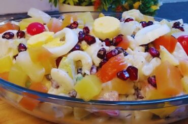 Russian Salad Recipe | Best Healthy Salad | Shadio Wala Russian Fruit Salad |