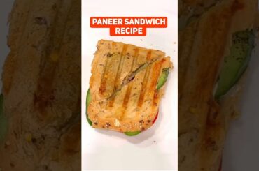 Paneer Sandwich Recipe | Quick & Healthy Sandwich For Weight Loss | #Shorts #Sandwich #WeightLoss
