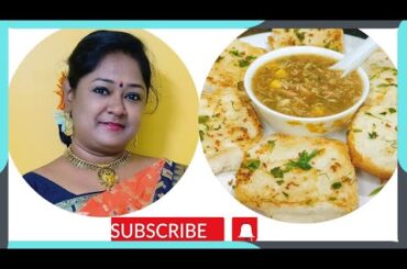 Butter Garlic Bread and Chicken Soup Recipe||   Healthy food|| #chickensoup #garlicbread #recipe