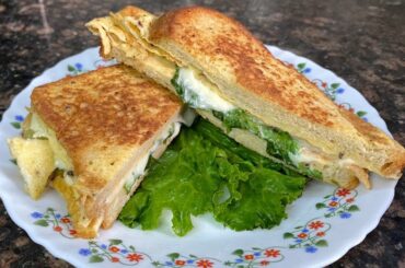 Lettuce Egg Cheese Sandwich | Winter Special | Instant Breakfast Recipe | Tasty and Healthy Sandwich