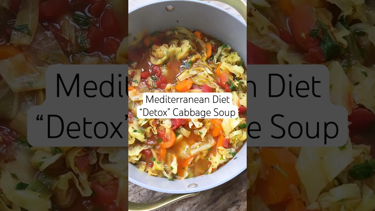 Mediterranean “DETOX” Cabbage Soup | Cabbage Soup Recipe #shorts Mediterranean “DETOX” Cabbage Soup | Cabbage Soup Recipe #shorts