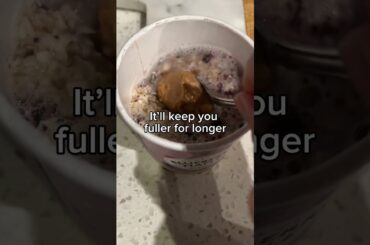 the formula for the perfect balanced breakfast: Mylk Labs + nut butter + fruit #healthybreakfast