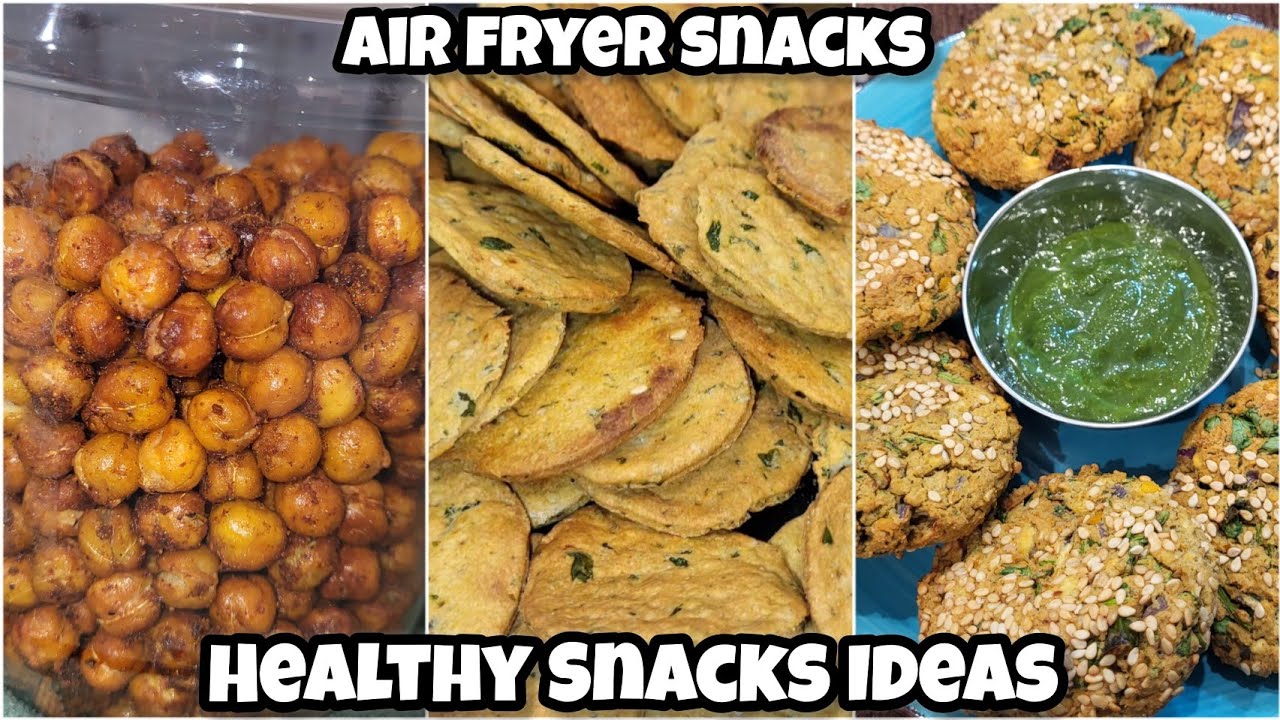 Air Fryer: 4 Tarah Ki Healthy Snacks || Weight Loss Recipes Oil-Free Air Fryer: 4 Tarah Ki Healthy Snacks || Weight Loss Recipes Oil-Free