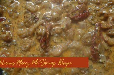 Delicious Buttery Marry Me Shrimp | Garlic Cream Sauce"| Easy Shrimp Recipe| Healthy Dinner Recipe