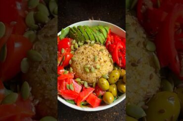 Healthy Salmon Bowl Recipe #shorts