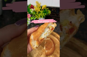 Bun pizza #bun recipe #youtube #shortsvideo #recipe #viralvideo #healthy recipes