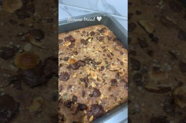 Vegan healthy banana bread (recipe in comments) #foryou #banana
