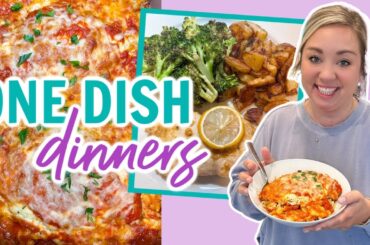 QUICK AND EASY DINNER IDEAS | SHEET PAN AND CASSEROLE RECIPES | MUST TRY ONE DISH DINNERS