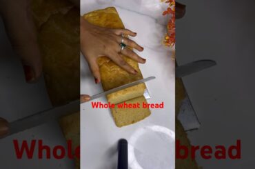 Whole wheat Bread #healthy #cooking #bread #viral #nomaidarecipe