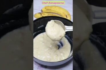 Banana cup cake! healthy recipe! #shorts #ytshorts #recipe