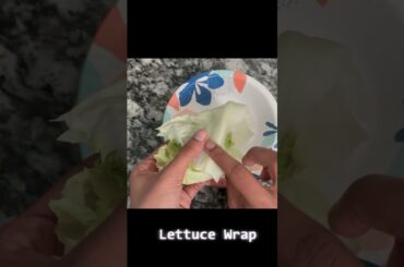 Lettuce Wrap - An all in 1 recipe! #healthy #healthyfood #food #carbs #lunch
