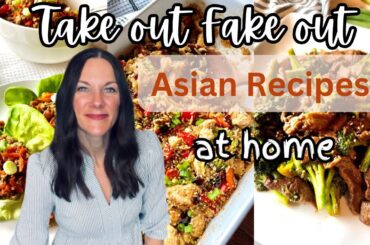 3 AWESOME ASIAN INSPIRED DINNERS | HEALTHY DINNER IDEAS | TAKE OUT FAKE OUT RECIPES AT HOME