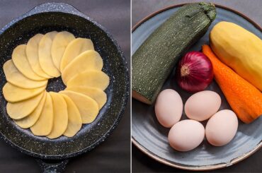 2 Easy Way To Eat Eggs With Potatoes / Simple Healthy Breakfast Recipe / 5 Mnts Cheap & Delicious