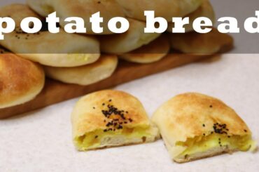 Very soft and delicious healthy potato bread recipe with 4 affordable ingredients