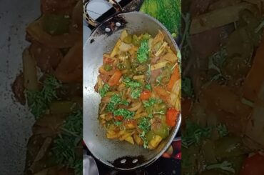 Healthy n easy Capsicum recipe for dinner/#recipes #youtubeshorts #dinnerrecipe #capsicum #healthy