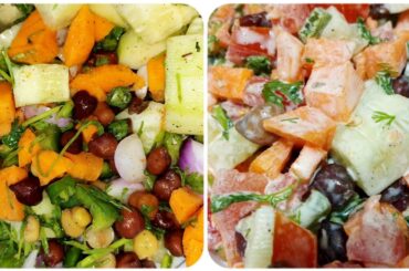 Healthy protein salad recipes - weight loss recipe by Lucky's kitchen