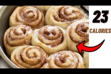 Delicious Low-Calorie Cinnamon-Low calorie cinnamon rolls recipe-low calorie desserts
