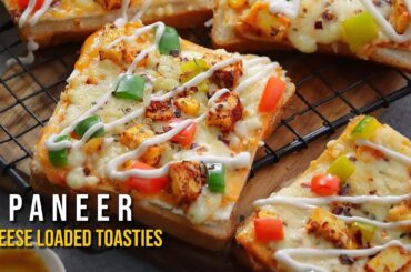 Peri Peri Vegetables Open Sandwich | Oil Free Snacks | Bread Cheese | Best Sandwich Recipes