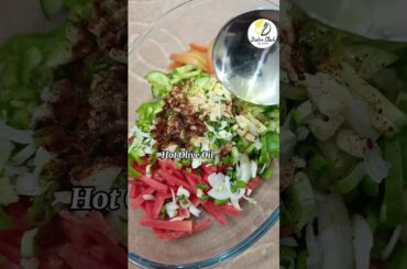 Easy Healthy & Crunchy Salad For Weight Loss #lunch #salad #recipe #dietroclubbyafifa #shorts