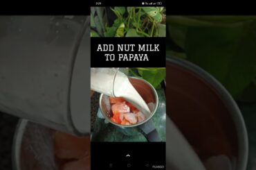 #weightloss recipe #papaya smoothie recipe for weight loss#easy weightloss drink#papaya recipe