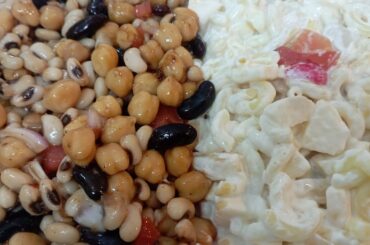 Two Healthy Weight loss Salad Recipes ||Chick Pea Red Beans Salad & Fruit Salad Recipes For Lunch ||