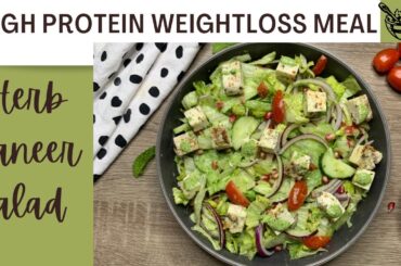 Herb Paneer Salad | High Protein Paneer Salad for Weightloss | Healthy Lunch | Dinner for Weightloss