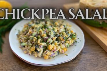 Delicious and Nutritious Chickpea Salad Recipe | Easy & Healthy Salad Ideas