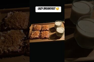 Lazy breakfast ideas #healthy #healthybreakfast #esyrecipe