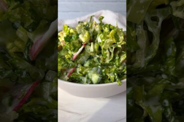 Healthy Green Salad that will keep you full! Perfect for weight loss #shortscooking #weightloss