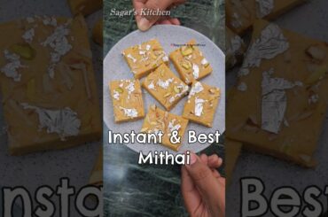 Healthy and Easy Sweet Recipe #SweetRecipe #Shorts #Mithai