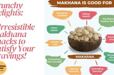 3 Types of Makhana Snacks | Healthy Roasted Makhana Snack Recipes | Spicy Makhana Snacks