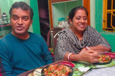 Healthy Dinner with Chicken Salad/Bengali Eating Show@Pallab's Galaxy