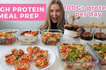 Healthy & High protein Meal Prep | 100G+ protein per day