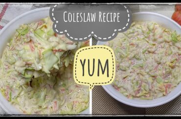 KFC Style Coleslaw Recipe | Best Homemade Creamy Coleslaw | Healthy Salad
