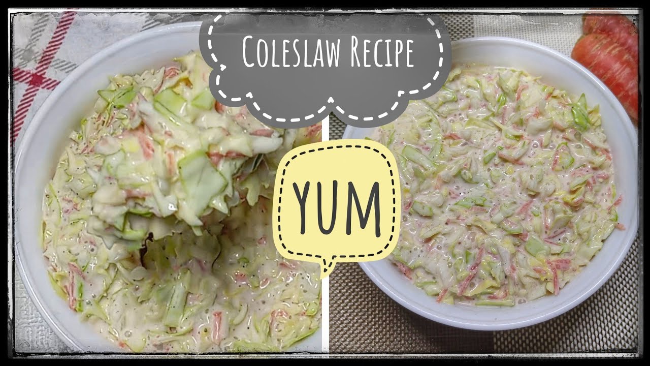 KFC Style Coleslaw Recipe | Best Homemade Creamy Coleslaw | Healthy Salad KFC Style Coleslaw Recipe | Best Homemade Creamy Coleslaw | Healthy Salad