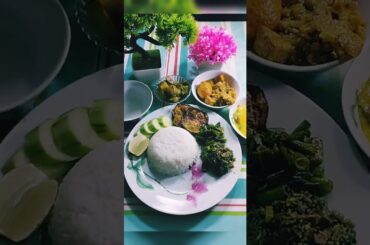 Lunch Thali 20 12 22 /Quick & Easy Bengali Healthy Lunch Thali Recipe / Non Veg Recipe