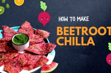 Beetroot Chilla | Indie Serve | Healthy Recipes | Tasty Breakfast #quickrecipe #tastyfood