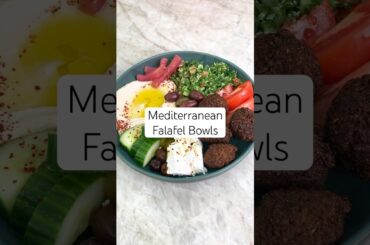 Mediterranean Falafel Bowls | Falafel Recipe
