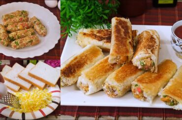 10 Minutes Healthy Snacks Recipe | Bread And Egg Roll | Ramadan Special Recipe