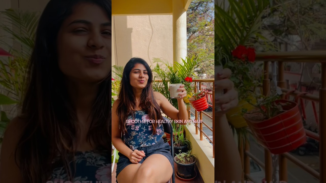 Super easy sugar free healthy breakfast smoothie recipe for healthy skin hair #shorts #youtubeshorts Super easy sugar free healthy breakfast smoothie recipe for healthy skin hair #shorts #youtubeshorts