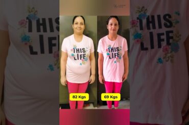 82 kgs - 69 kgs Weight Loss | Desi diet plan | Home workout