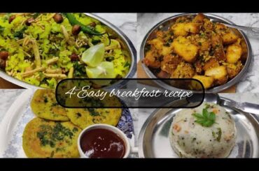 4 Easy Breakfast Recipe | Quick & Healthy Breakfast Ideas | High Protien Breakfast Recipes