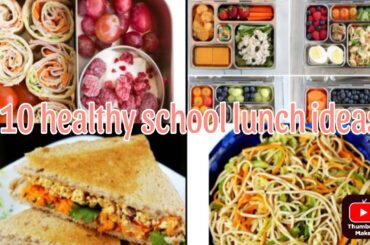 10 healthy school  lunch ideas/fitness goals by dr sania