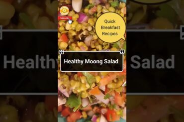 |Healthy Moong Salad|Quick Breakfast Recipes|Vegan & Vegetarian Meals|Healthy Food|