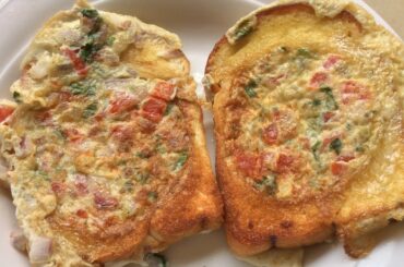 Bread Omelette Sandwich Recipe | Healthy breakfast in 3 minutes