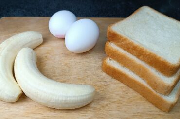 Just add eggs with bananas and bread | Healthy and simple Breakfast recipe, it's So delicious